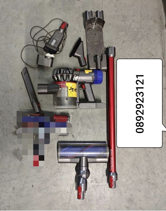 Безжична прахосмукачка Dyson V8 с Чисто Нова Батерия пълен комплект