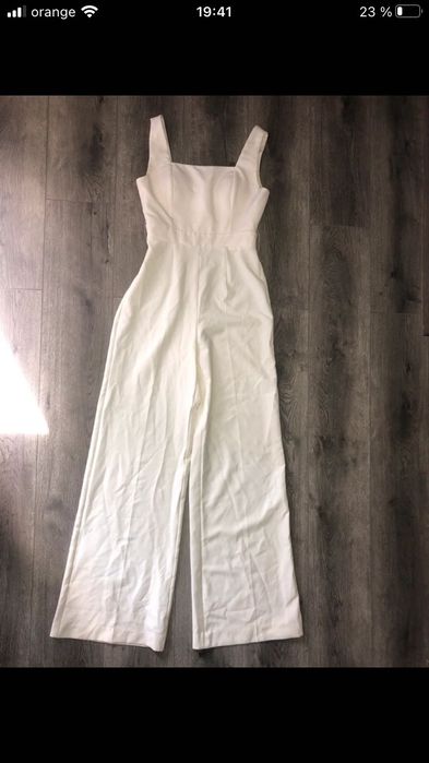 Salopeta albă lunga s-m