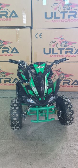 Mini Atv Quad electric de 800W și 36v cu 3 viteze reglabile roti pe 6