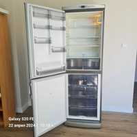 Свободностоящ хладилник с фризер Gorenje - цвят инокс