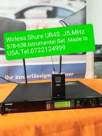 Wirless Shure UR4S.J5.MHz 578-638 Istrumental Set