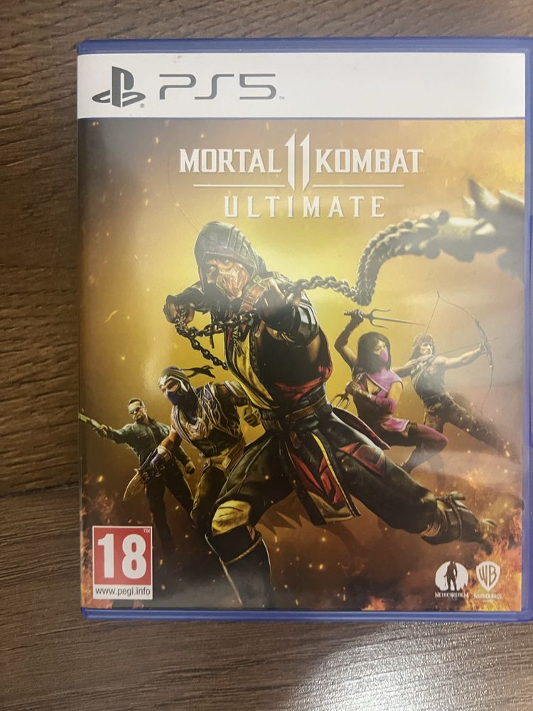 Диски PS5 Mortal Kombat 1 и 11