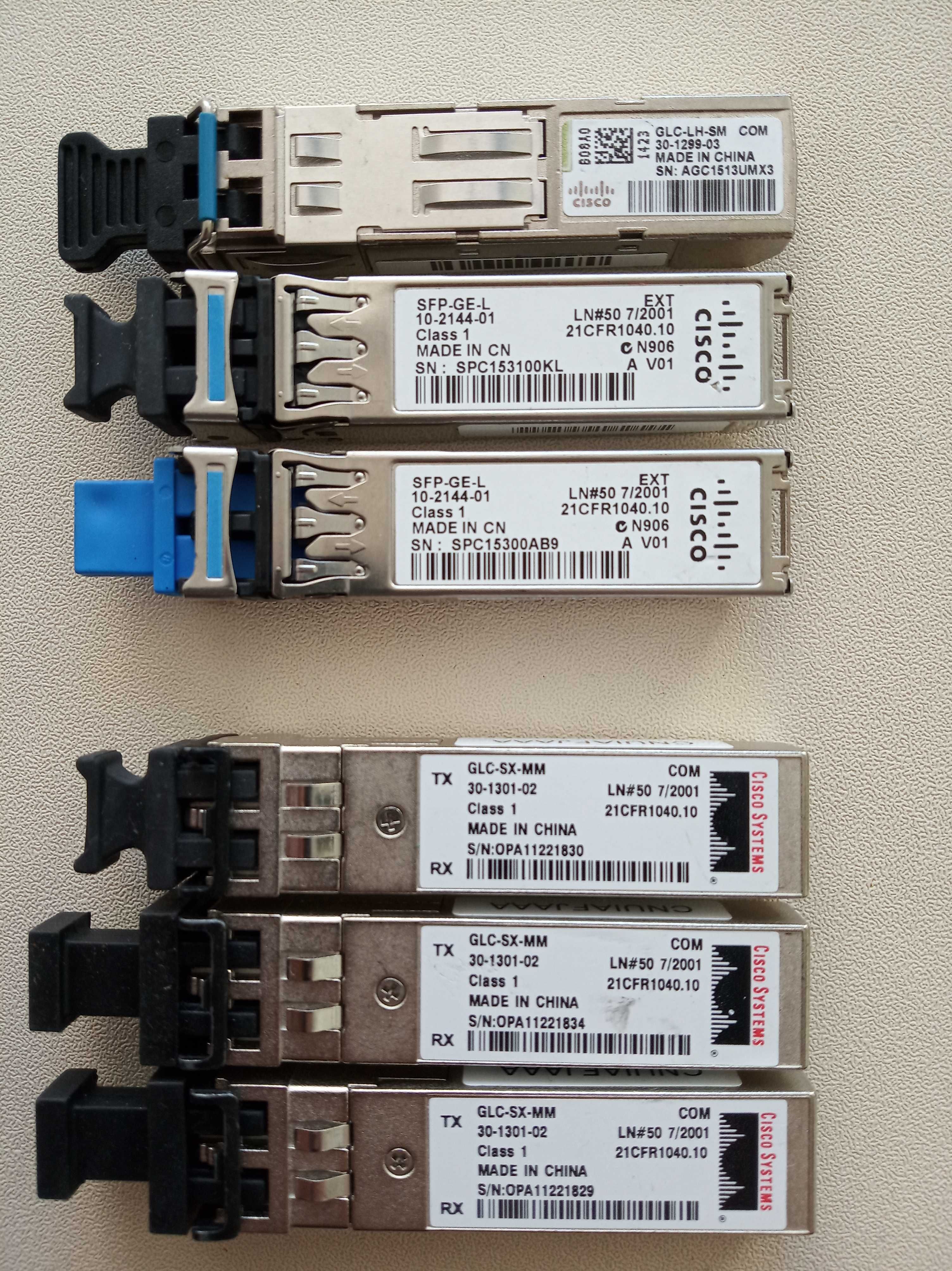 CISCO SFP оптический модуль, трансивер оригинал.