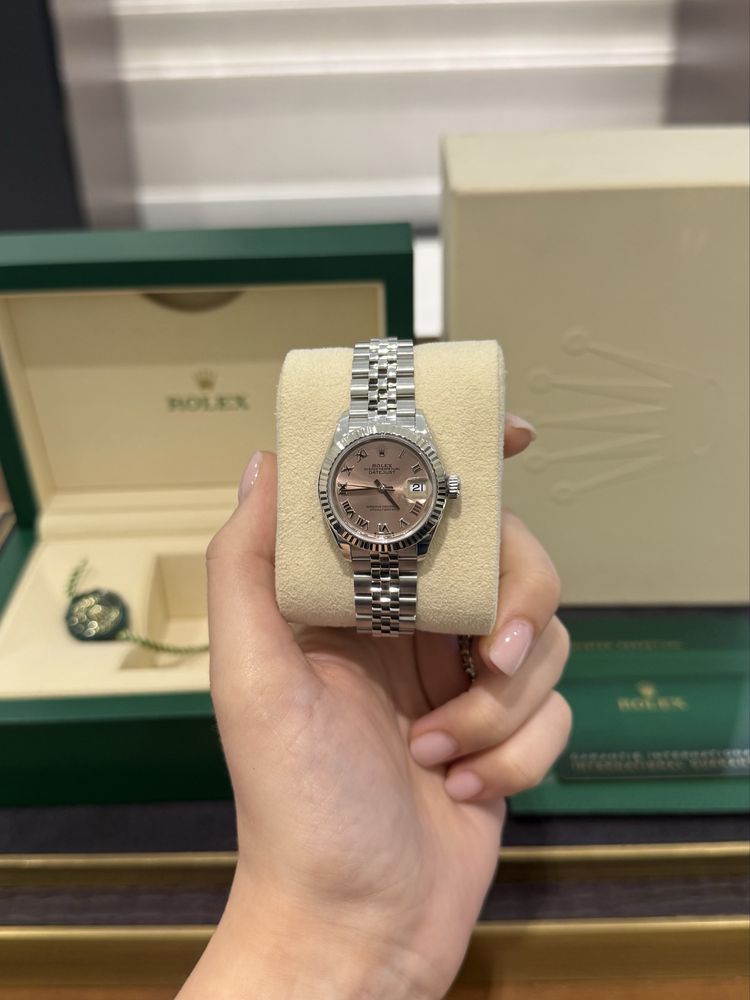 Rolex Datejust 28 mm Steel and White Gold 279174