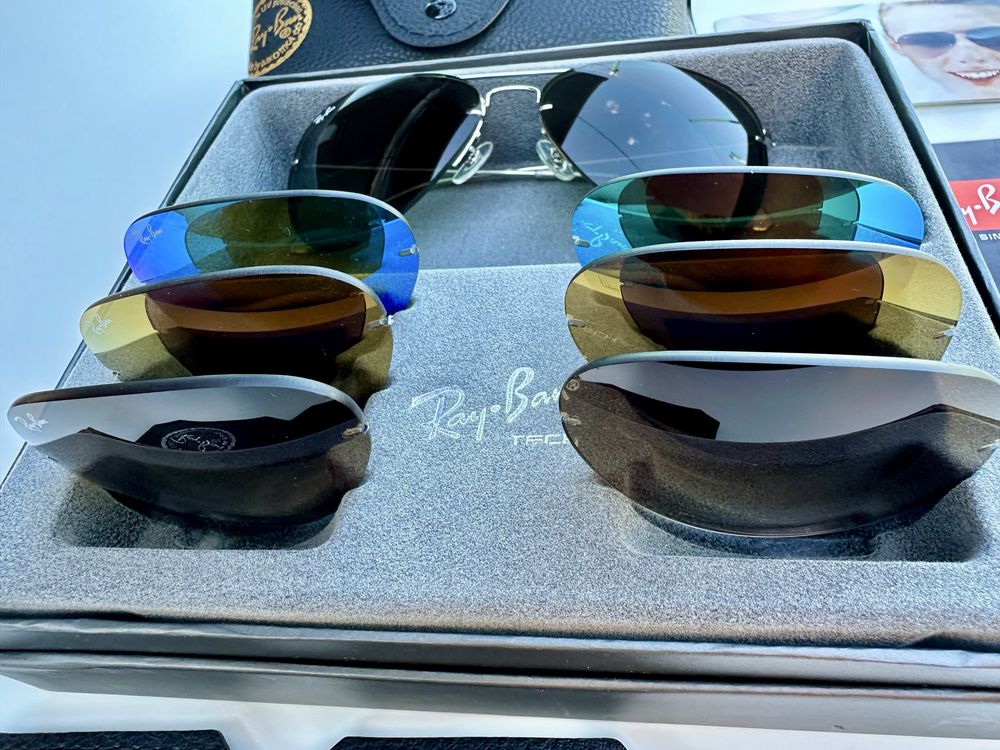 Ray Ban Tech Flip Out Box 4 комплекта лещи!