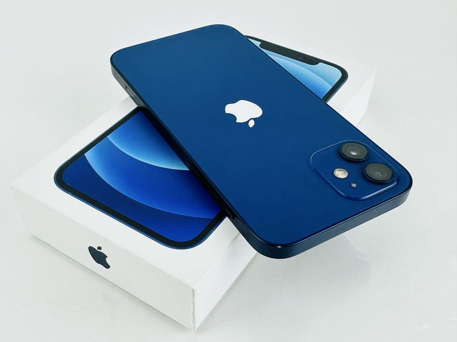 Apple iPhone 12 64 GB Blue 100% Батерия! Гаранция!