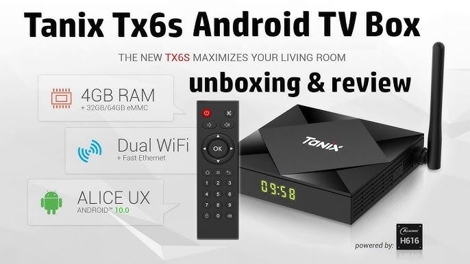 Tanix6s 4.32gb smart tunercha