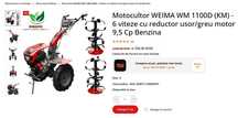 Motocultor Weima WM 1100D-6 - NOU