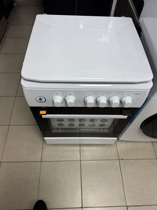 Готварска Газова печка 60см изцяло на газ Чисто нова 2г Гаранция