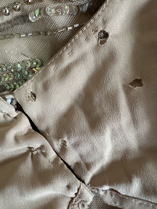 Asos Luxe дълга пайетена празнична парти рокля