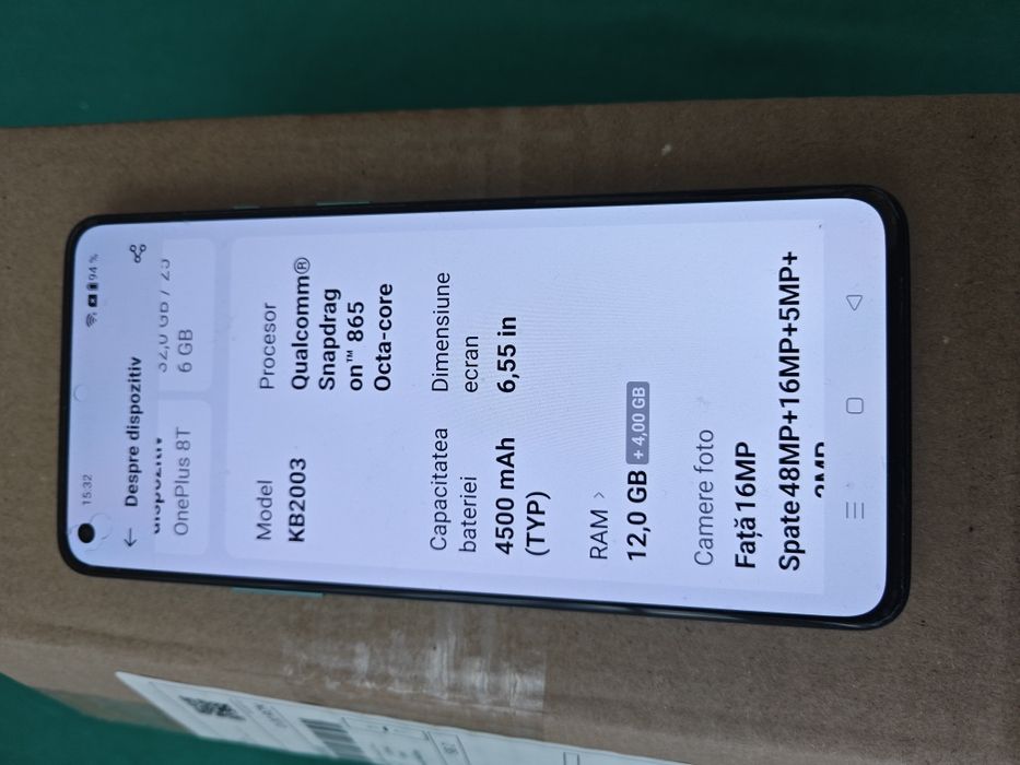 ‼️One plus 8T 12/256