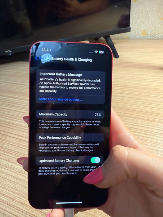 Iphone 13 red 128 gb