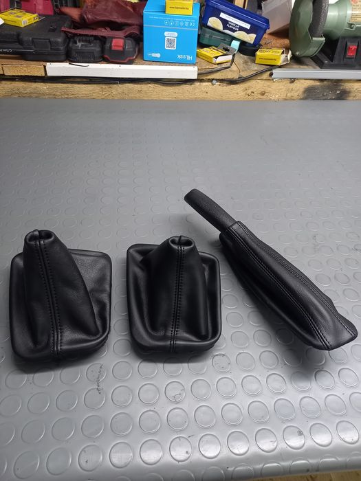 Маншони скоростен лост естествена кожа