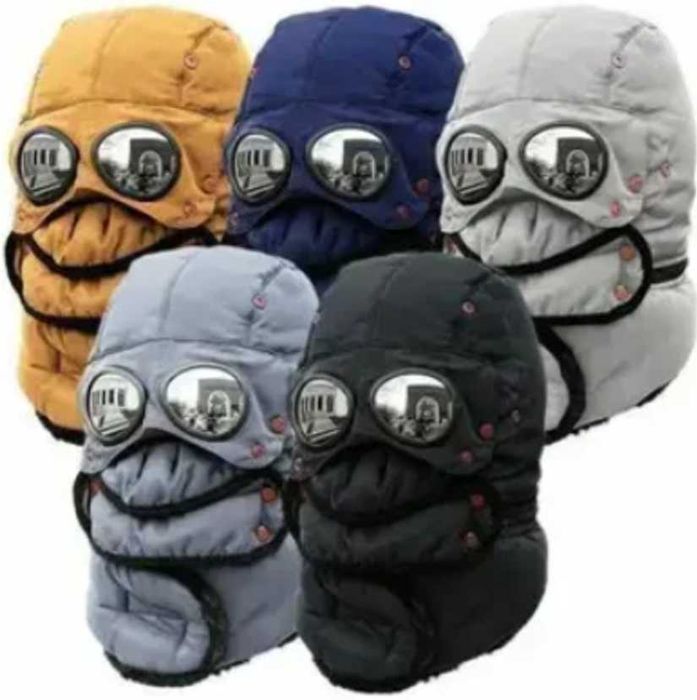 Шапка зимняя "Бомбер - Трансформер"