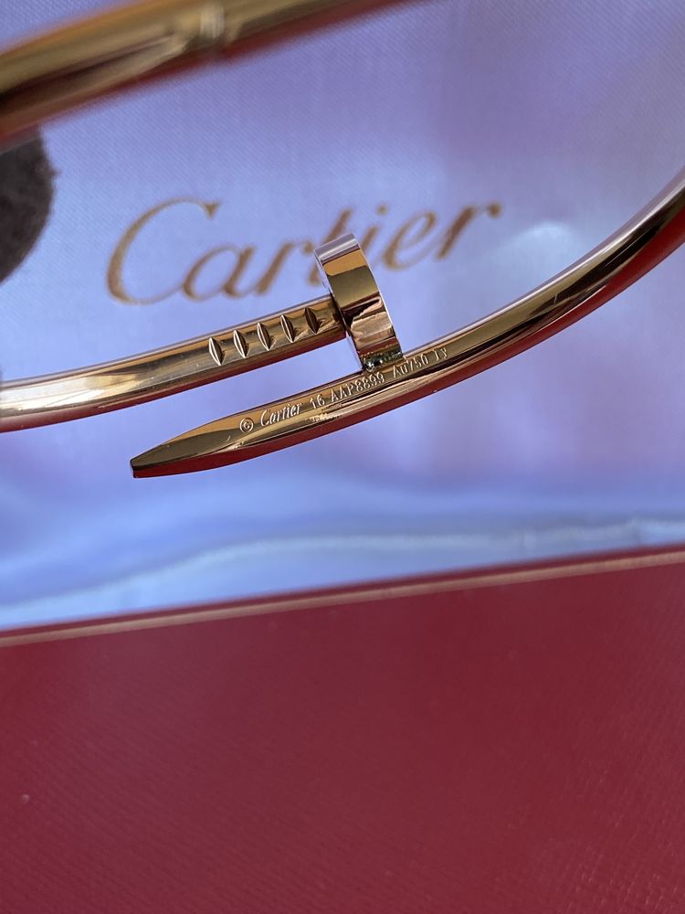 Brățară Cartier model Juste un Clou 16 Rose Gold 750