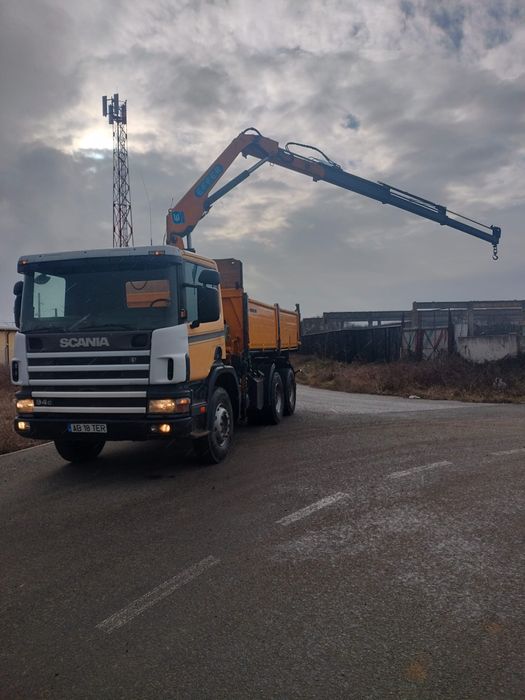 Scania 94C 6X4 cu macara