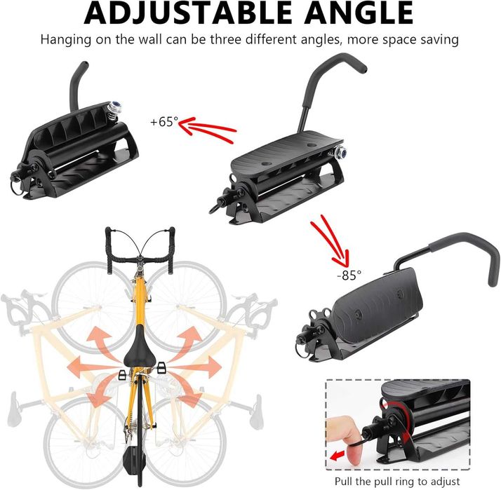 Suport de perete biciclete, unelte, monTEK Swivel Bike, pliabil