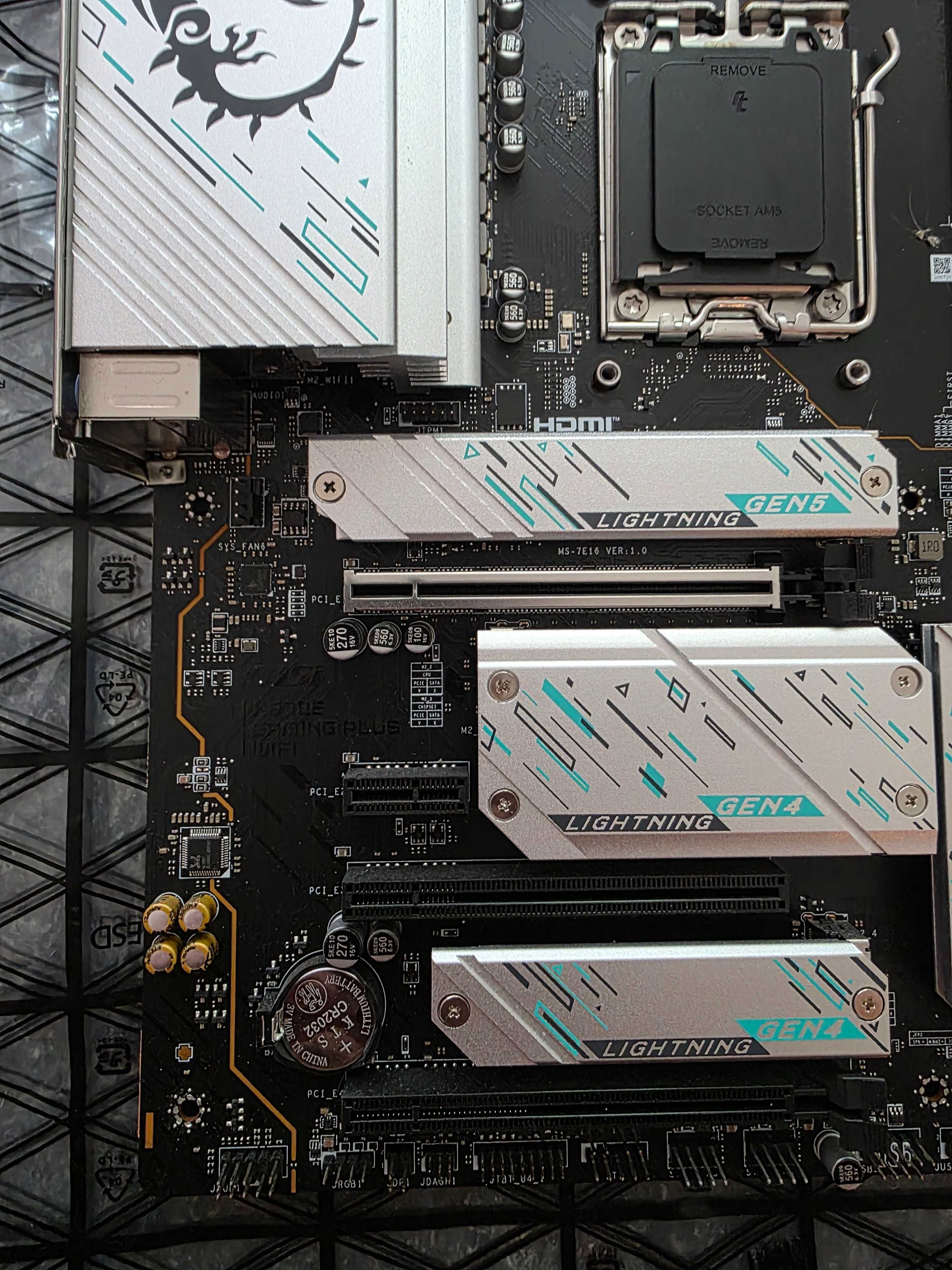 MSI X670E gaming plus wifi