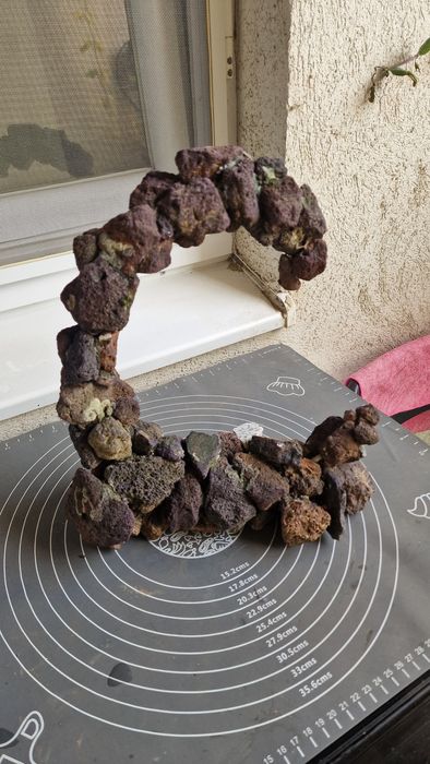 Decor acvariu din roca vulcanica