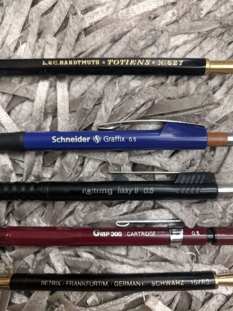 Creioane mecanice de colecție Hardmuth , Schneider, Rotring,Niji, Betr