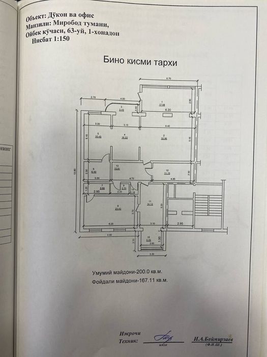 Аренда офис Айбек, Шохмед центр 
200м2