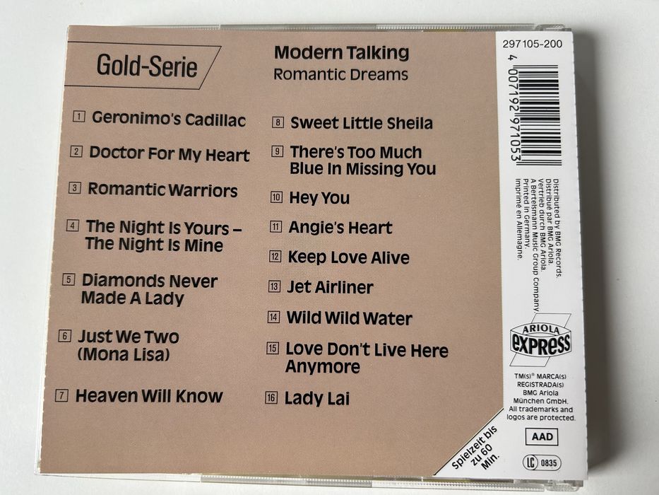 Vand cd-uri audio originale Modern Talking, CC Catch