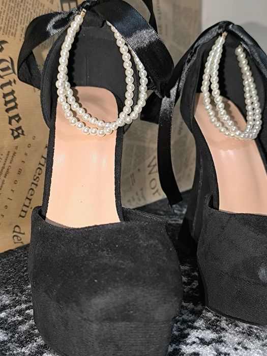 Сандали на висок ток,дамски обувки с квадратни пръсти.