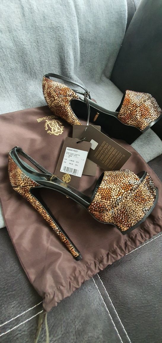 Roberto Cavalli Swarovski Elements Crystal  Platform