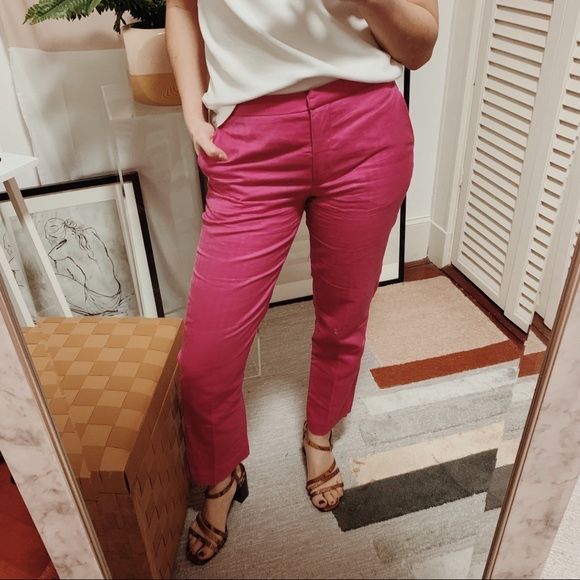 Неносен ленен панталон H&M