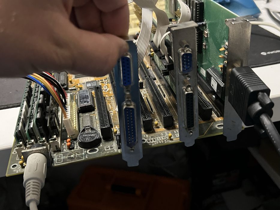 Piese retro testate pentru un build 486 dx2 50mhz