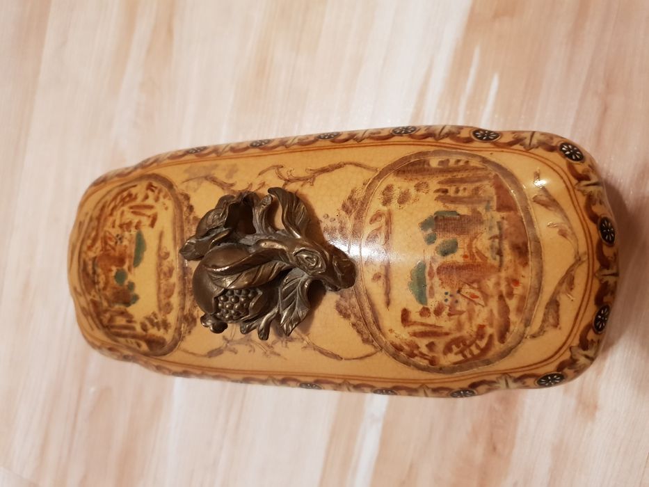 Set vaza decorativa si suport trabucuri/bomboniera an 1895