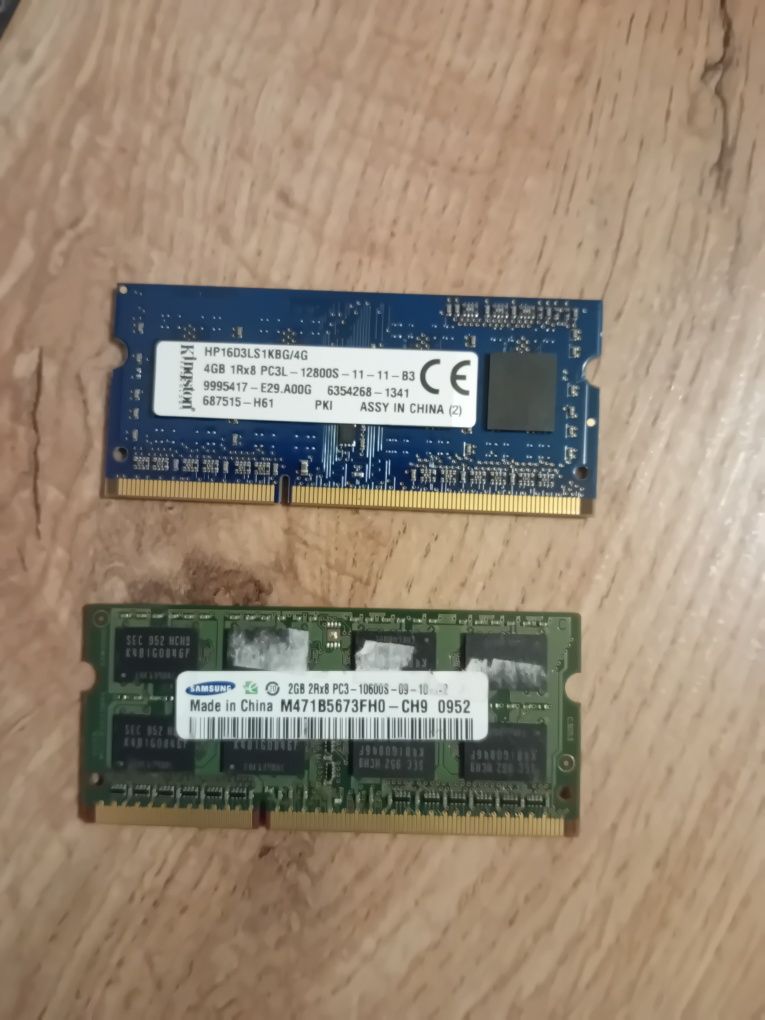 Procesor Intel RAM 4 G +2G leptop