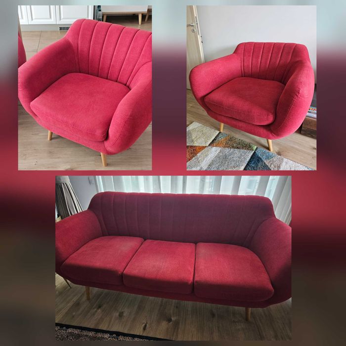 Canapea (Neextensibila) si 2 Fotolii - Stare buna