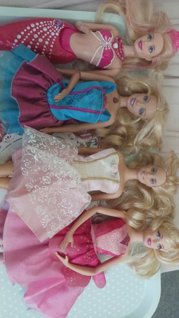 Barbie Rapunzel, Rosella, Clara, Odette etc
