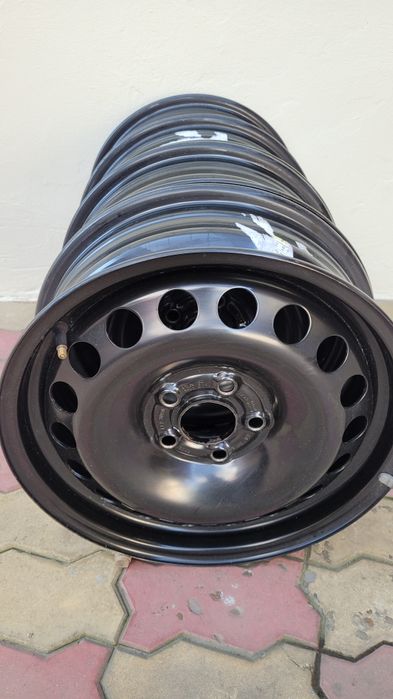 Jante  R15 oțel 5x100 ET 40 originale vw,audi,skoda seat