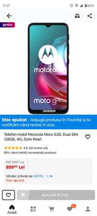 Motorola G30, functional, ecran spart