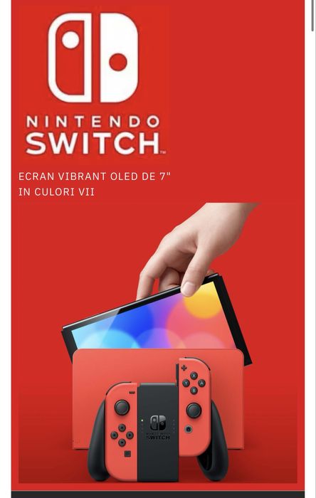 Vand consola nintendo switch red oled