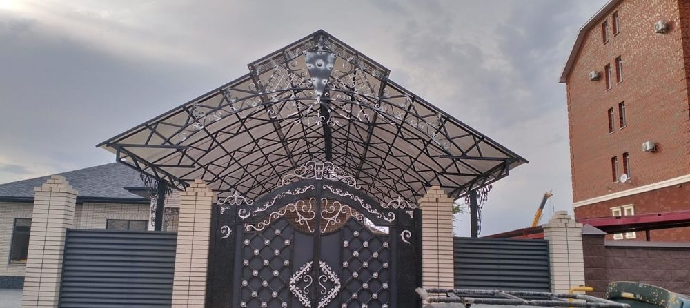 Ворота Навес Перила Забор калитка