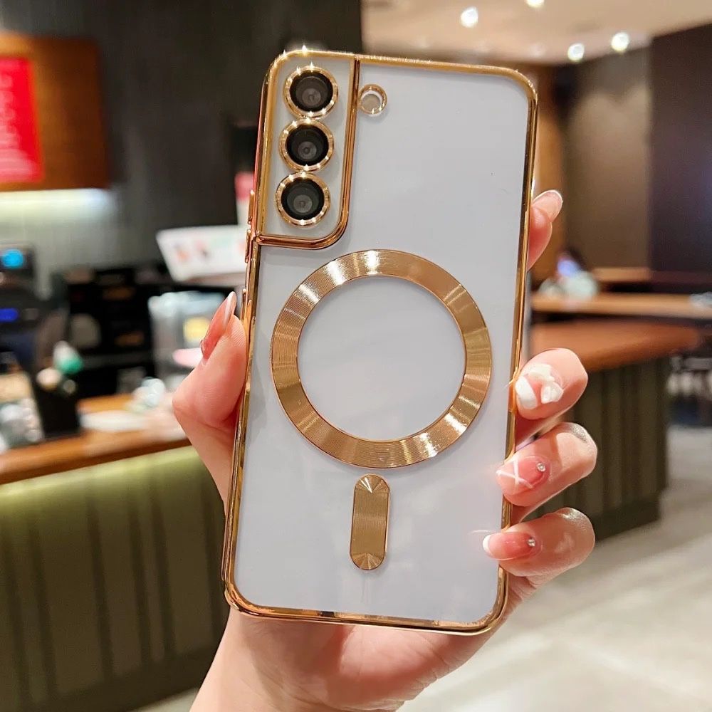 Samsung S20 FE S21 FE S24 FE - Husa TPU Luxury Incarcare Magnetica