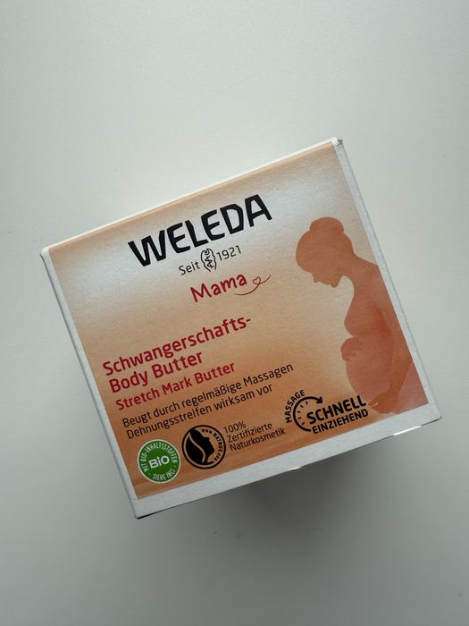 WELEDA крем от растяжек и крем для груди, во время беременности и посд