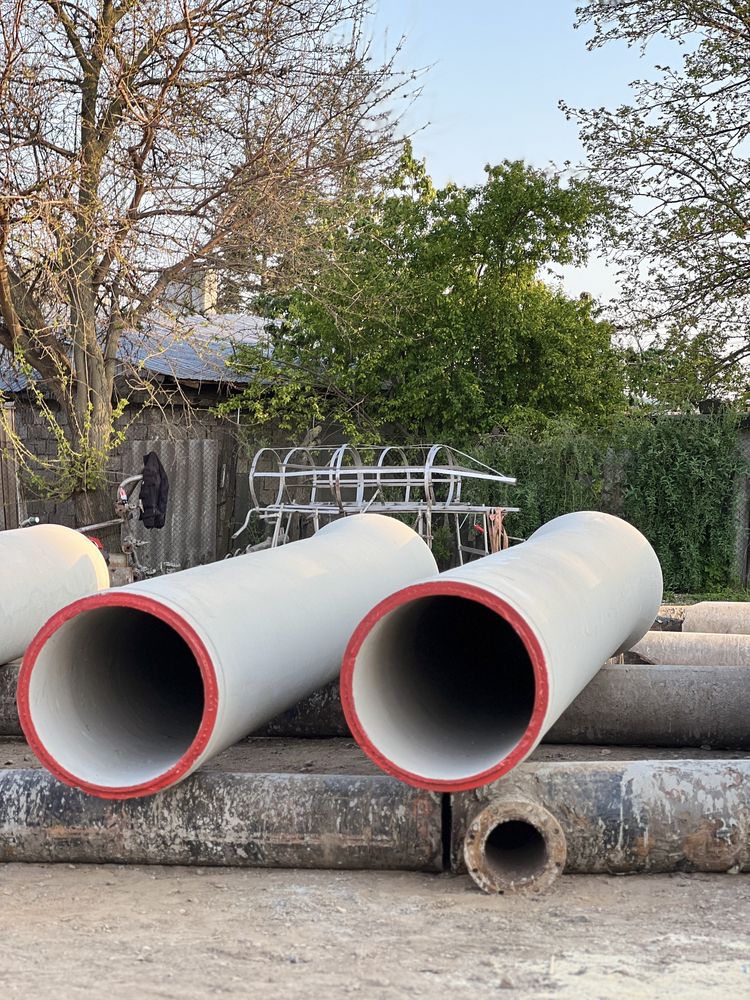 Vand tuburi din beton armat DN600x5.2 Ml stoc 380 buc
