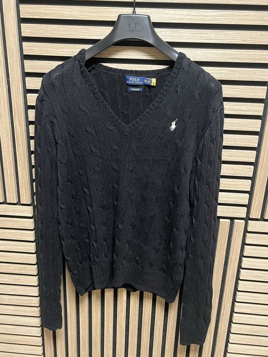 POLO Ralph Lauren : Cable Knit V Neck - НОВ Дамски модел размер ХЛ