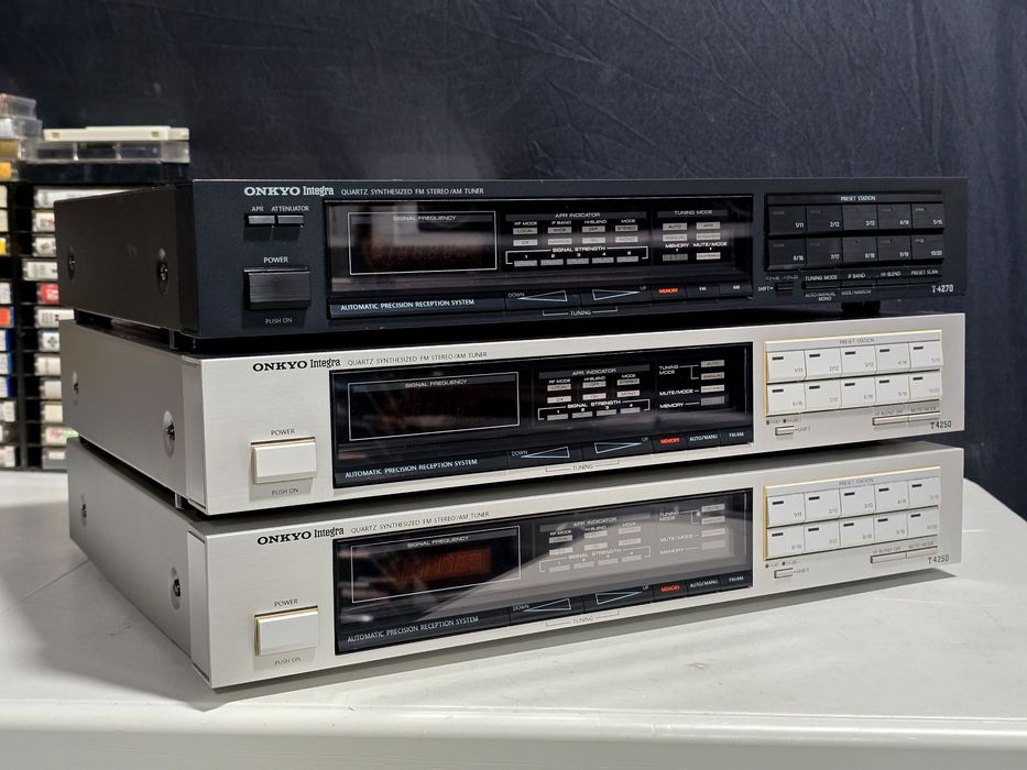 Radio tuner ONKYO INTEGRA T-4250 black, T-4270 argintiu,  hifi stereo