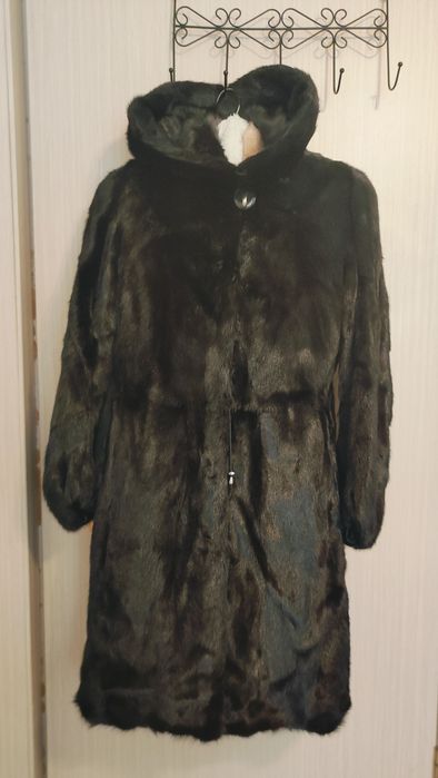 Шүбә норковая с кспюшоном