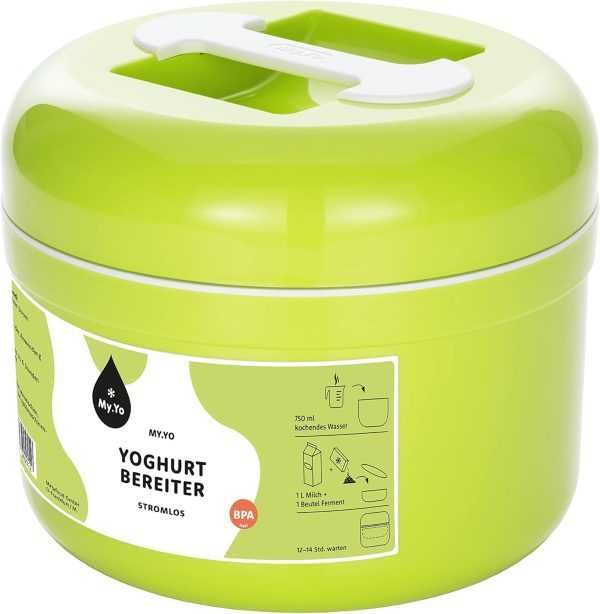 НОВ Уред за производство на кисело мляко+2 торби с органични ферменти