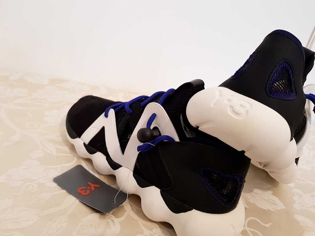 Incaltaminte Barbati ADIDAS Y-3 KYUJO LOW SNEAKER BlackBlue/BlackWhite