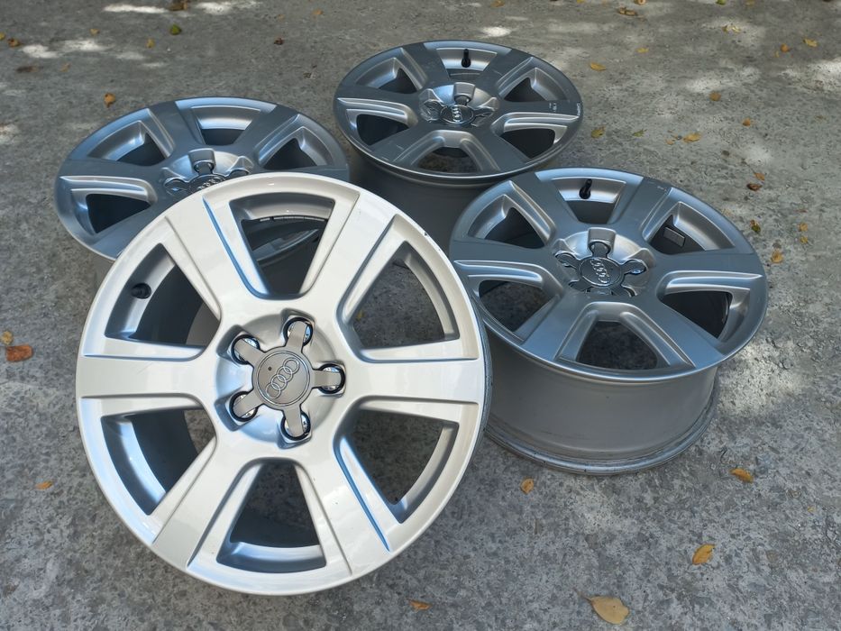 17"Audi Оригинални 8ж ет39 A3 A4 A6 A8 TT Q3 Q5 Без Забележки!