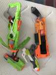 Pusti pistoale NERF functionale si in state buna