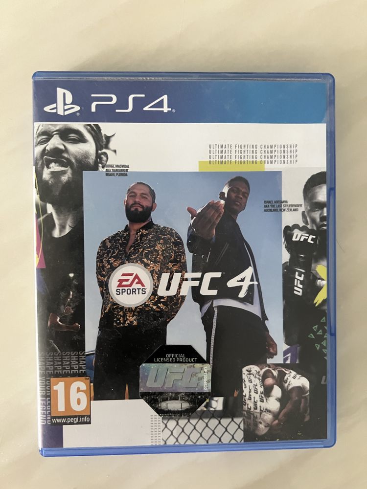 Диск на ps4 UFC 4(русский язык)