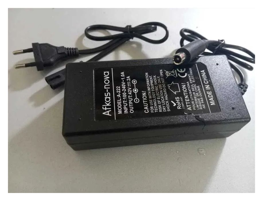 качественная зарядка на самокат 42v 2A и 3А